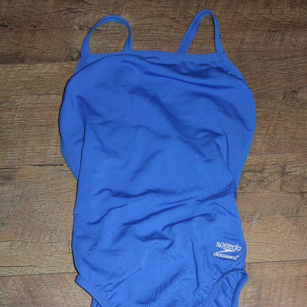 Speedo Royal Blue One-Piece Swimsuit